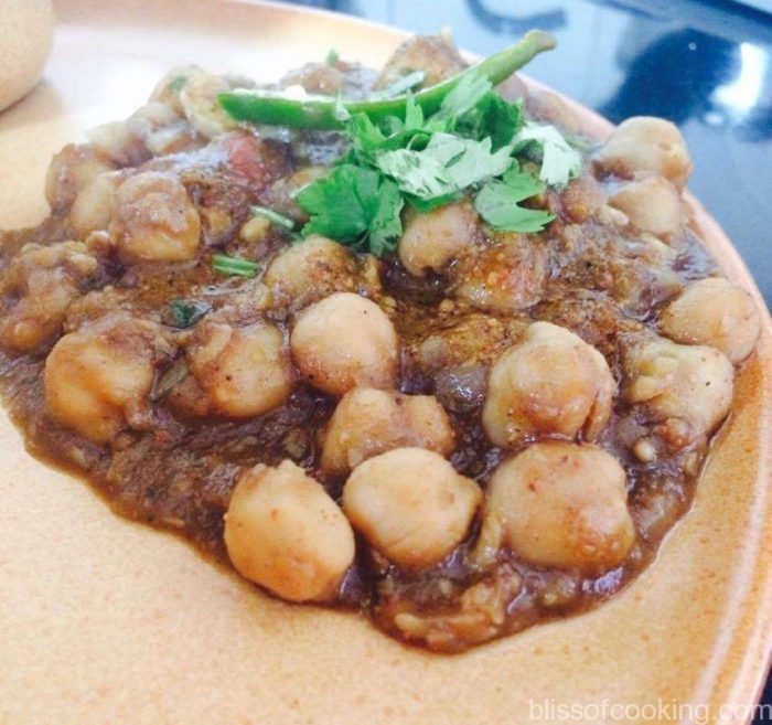 Chole, Pindi Chana, Punjabi Chole, Chick Peas Curry