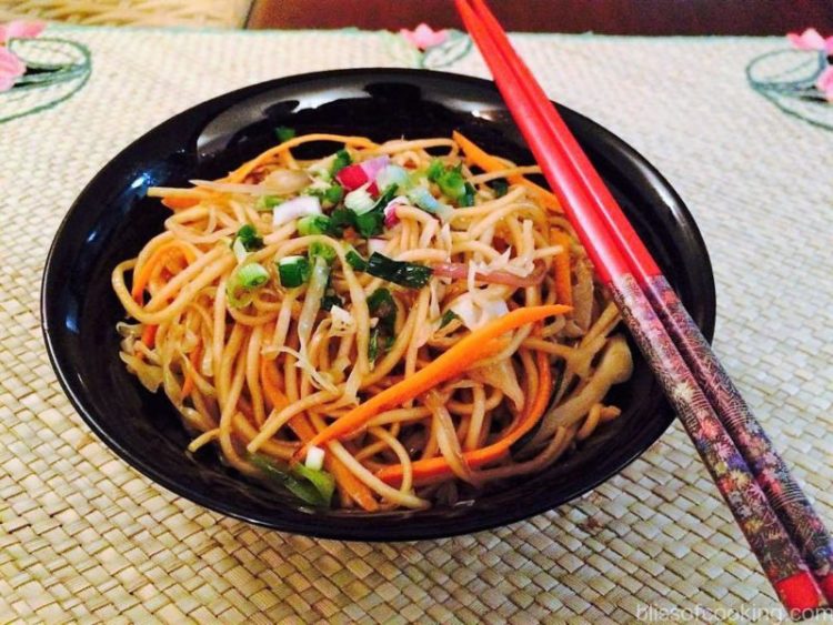 Chow Mien (Stir fried Noodles), Hakka Noodles