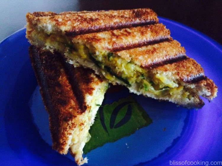 Corn Sandwich, Grilled Corn sandwich