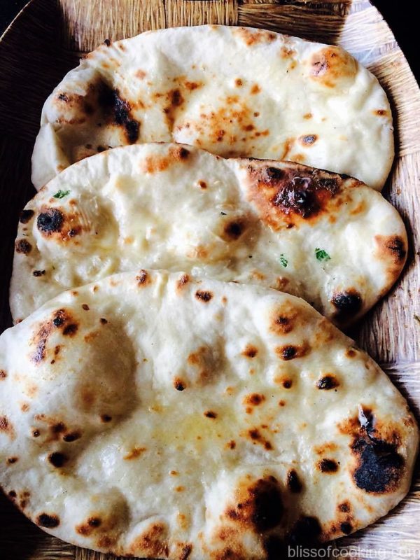 Plain Naan, Naan, Butter Naan