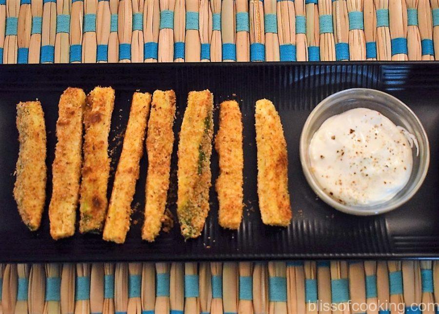 Baked Zucchini Fingers