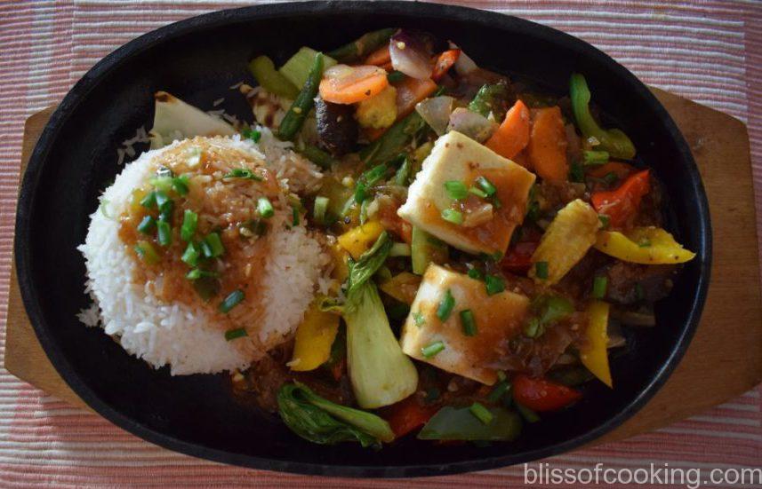 Sizzling Vegetables with Fragrant Rice