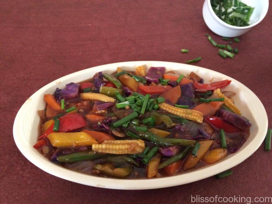 Stir fried Vegetables In Oyster Sauce