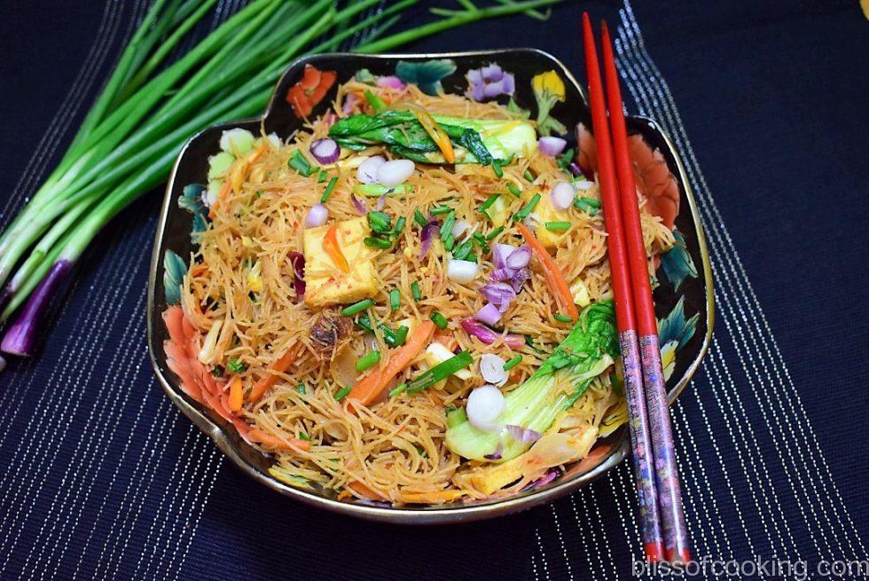 Mee Hoon Goreng, Spicy Rice Vermicilli