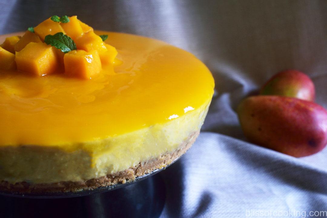 No Bake Mango Cheese Cake