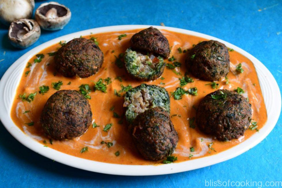 Spinach Mushroom Kofta