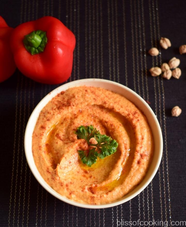 Roasted Red Pepper Hummus