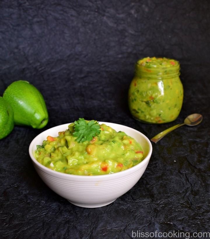 Guacamole - Avocado Dip - Bliss of Cooking