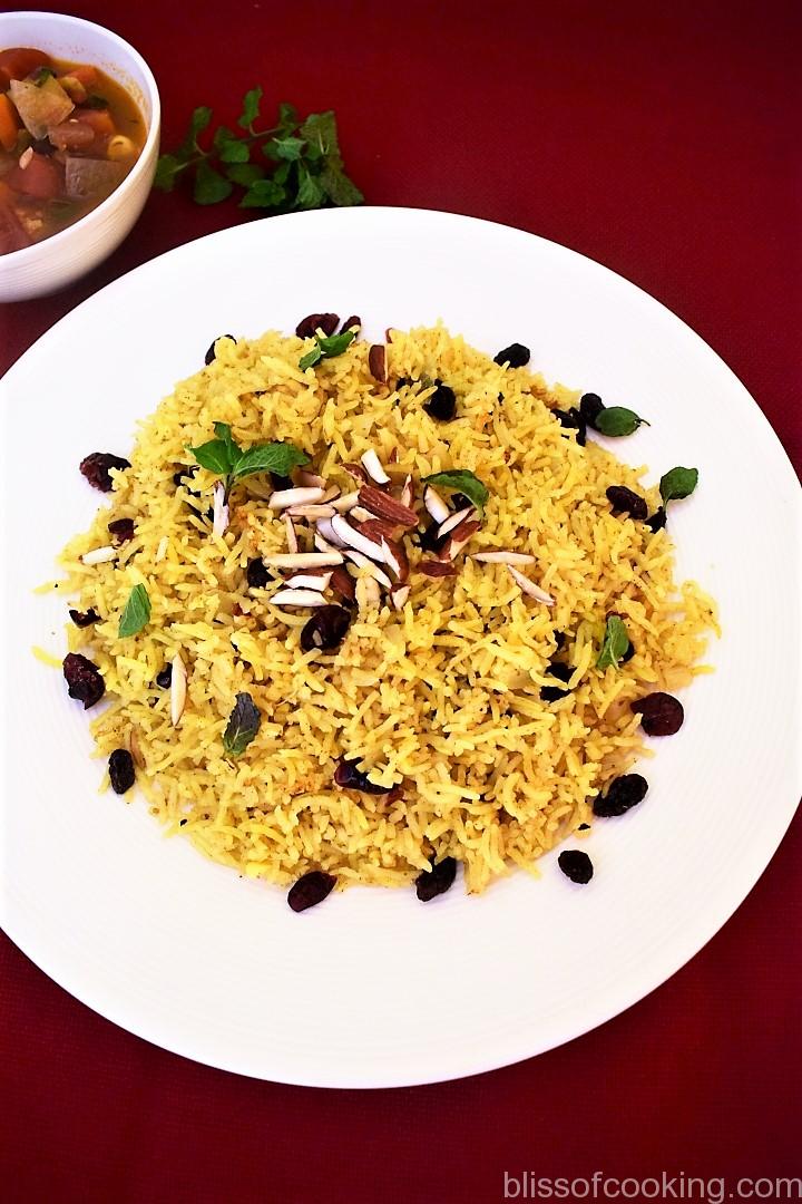 Basmati Pilaf with Dry Fruits