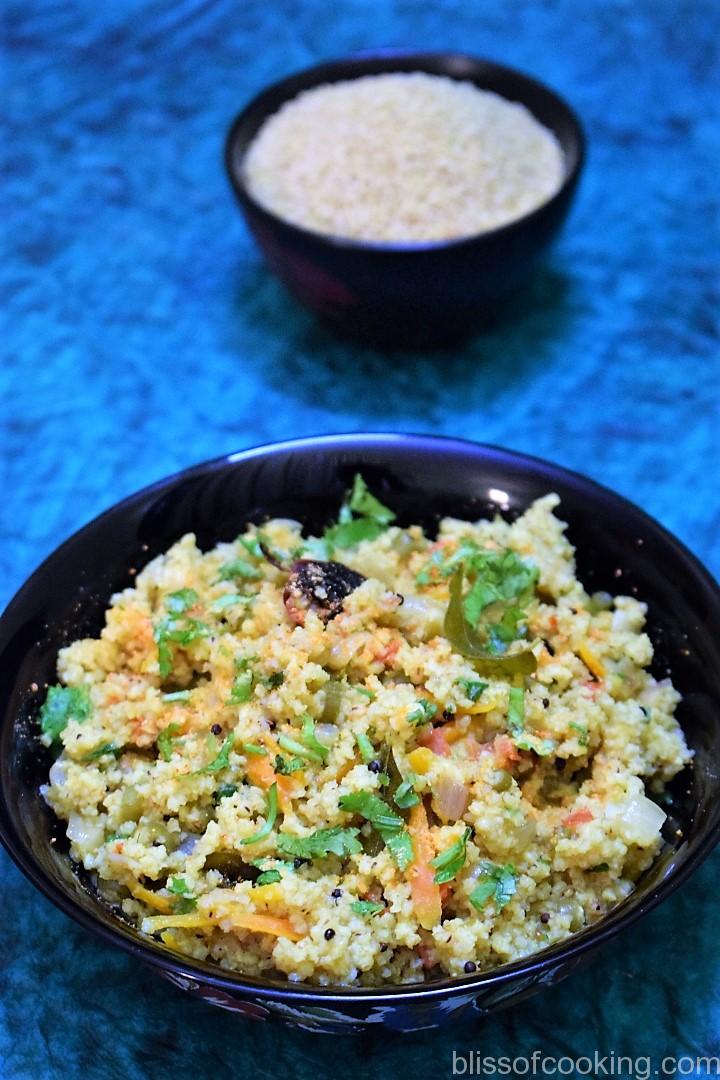 Foxtail Millet Upma