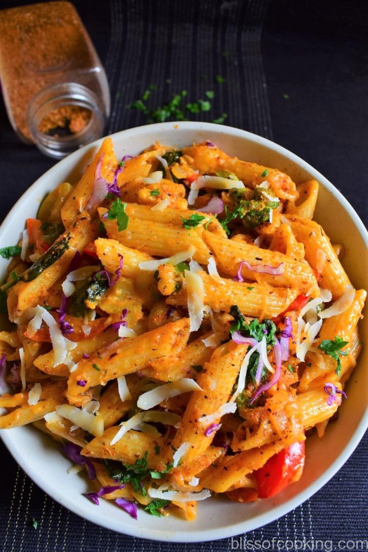 Cajun Vegetable Penne Pasta