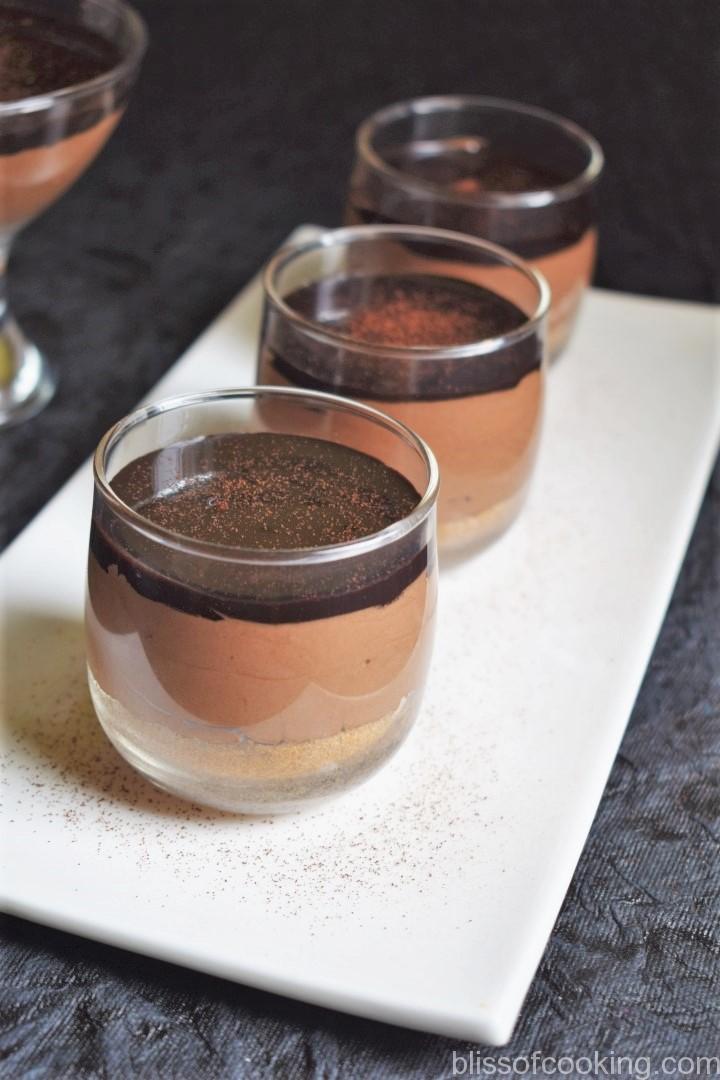 Coffee Mousse With Orange crumbles