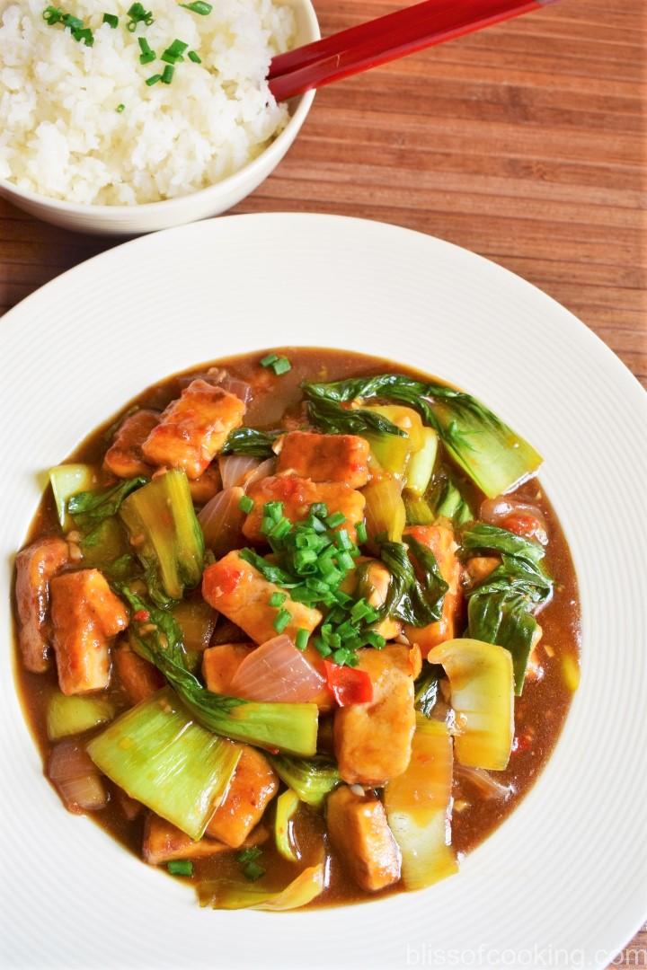 Bok Choy and Tofu Stir Fry