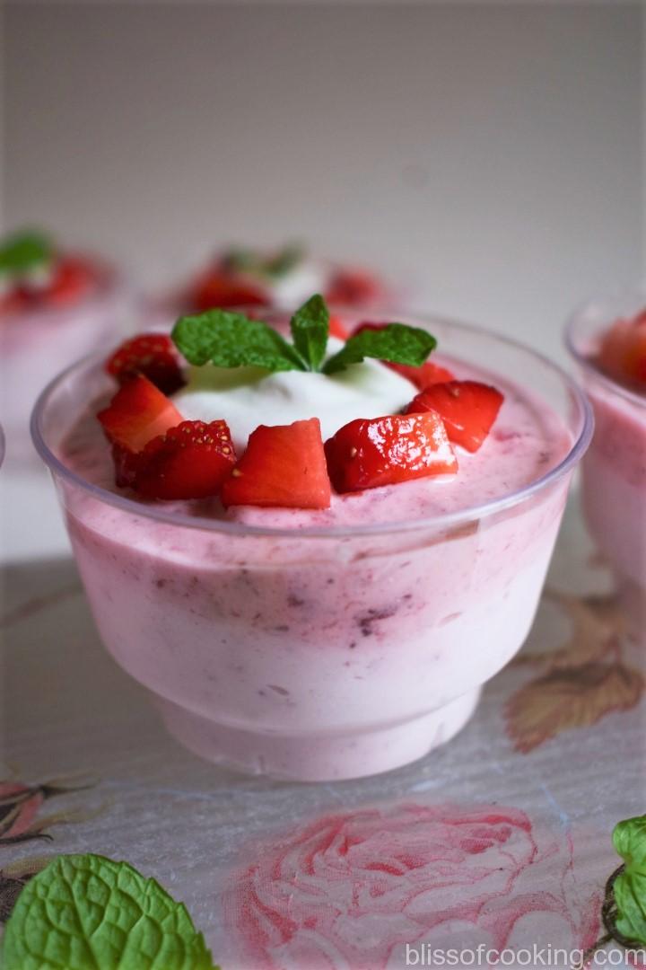 Strawberry Cream Cheese Mousse