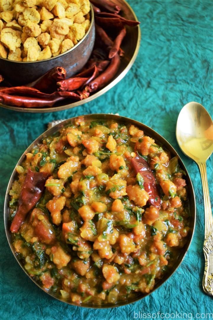 Mangodi Methi Ki Sabzi