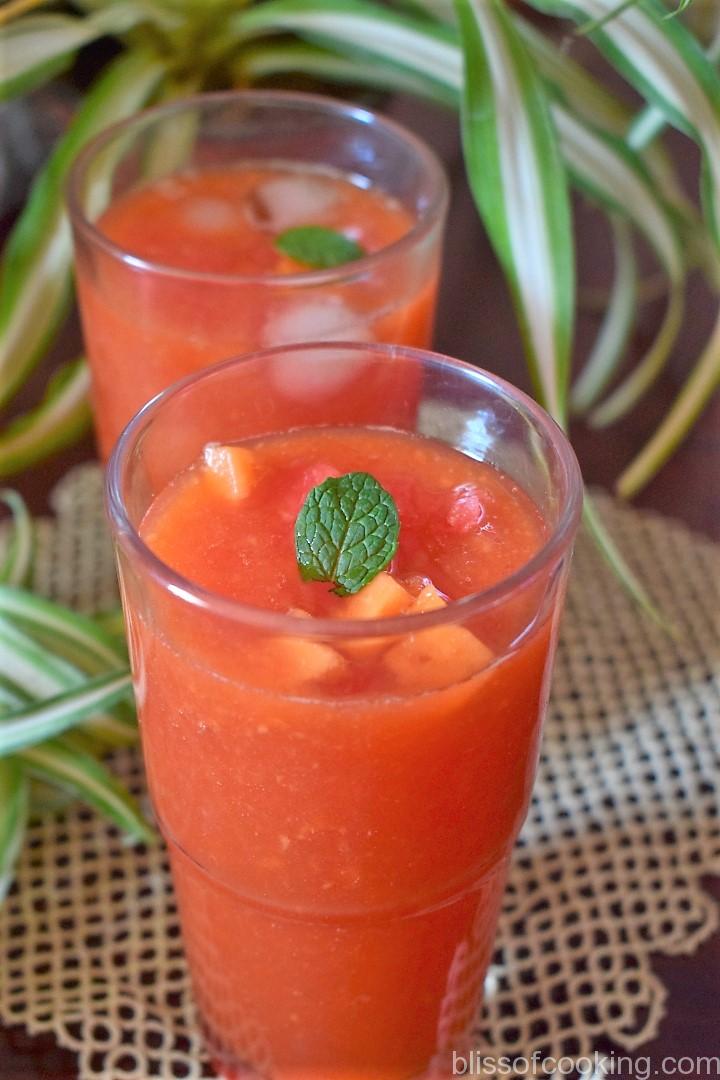 Papaya Watermelon Smoothie