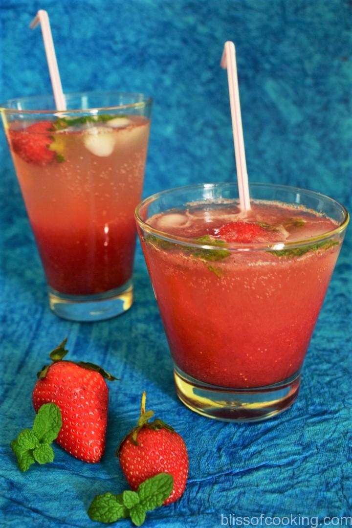 Strawberry Basil Soda