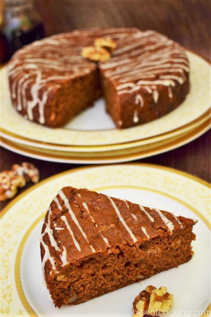 Cinnamon Coffee And Walnut Cake