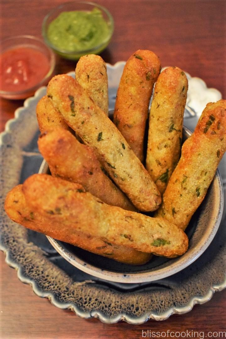 Rawa and Potato Sticks, Semolina And Potato Cigars