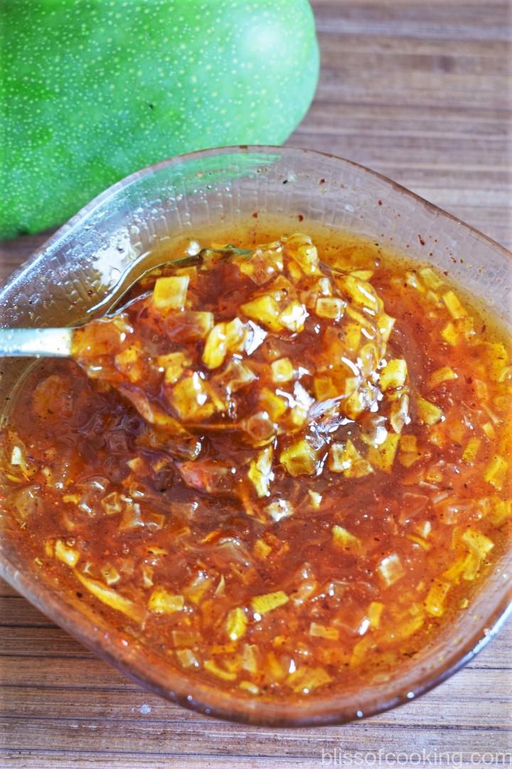 Aam ka khatta mitha katka achar, Sweet And Sour Mango Pickle