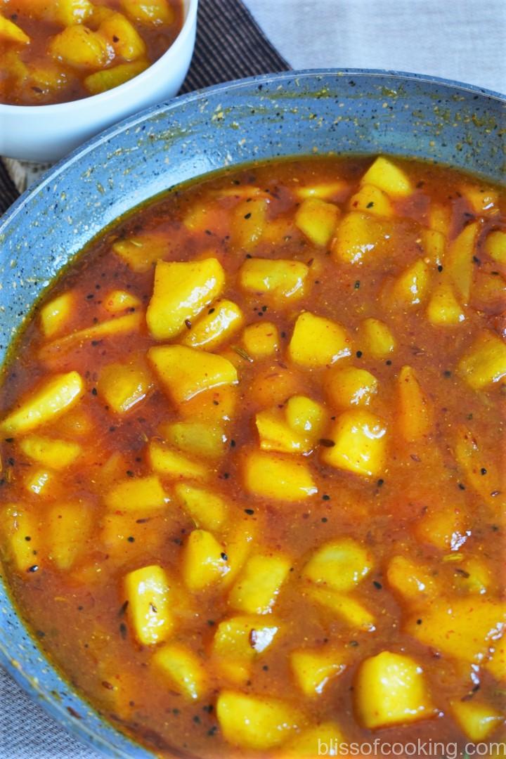 Kacche Aam Ki Launji, Sweet And Sour Raw Mango Chutney