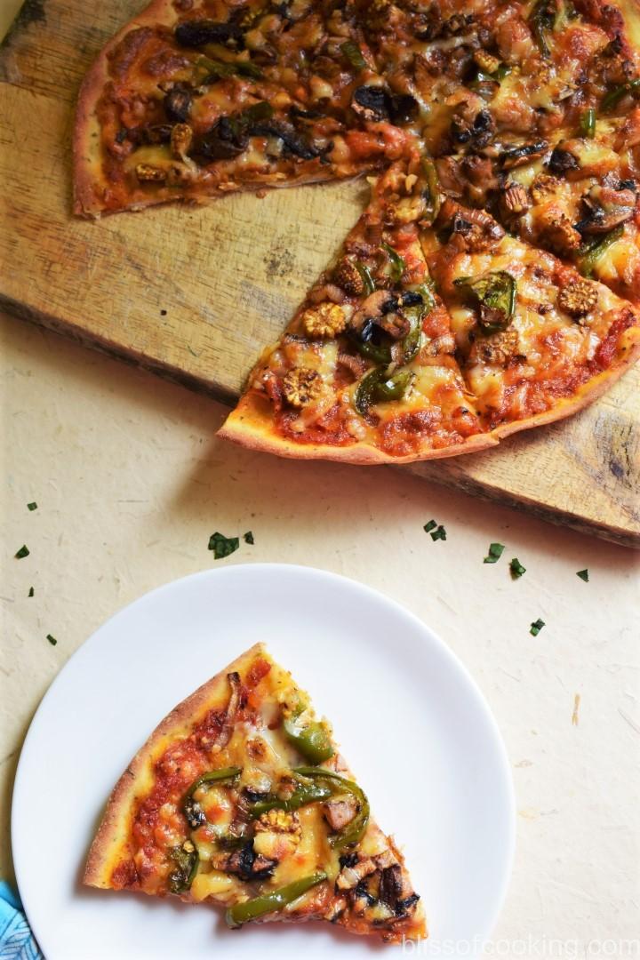 Cajun Spiced Vegetable Pizza