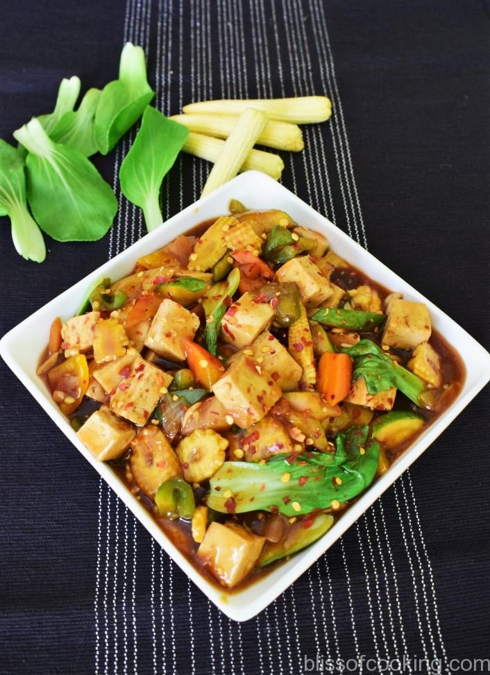 Hot and Sour Tofu with Vegetables