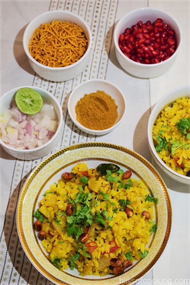 Vegetable Poha, Poha, Pohe, Chiura, Aval, Kanda Poha, Avalakki