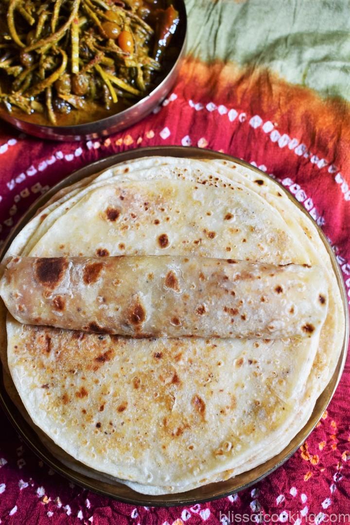 Namkeen Puran Poli, Rajasthani Patli Poori