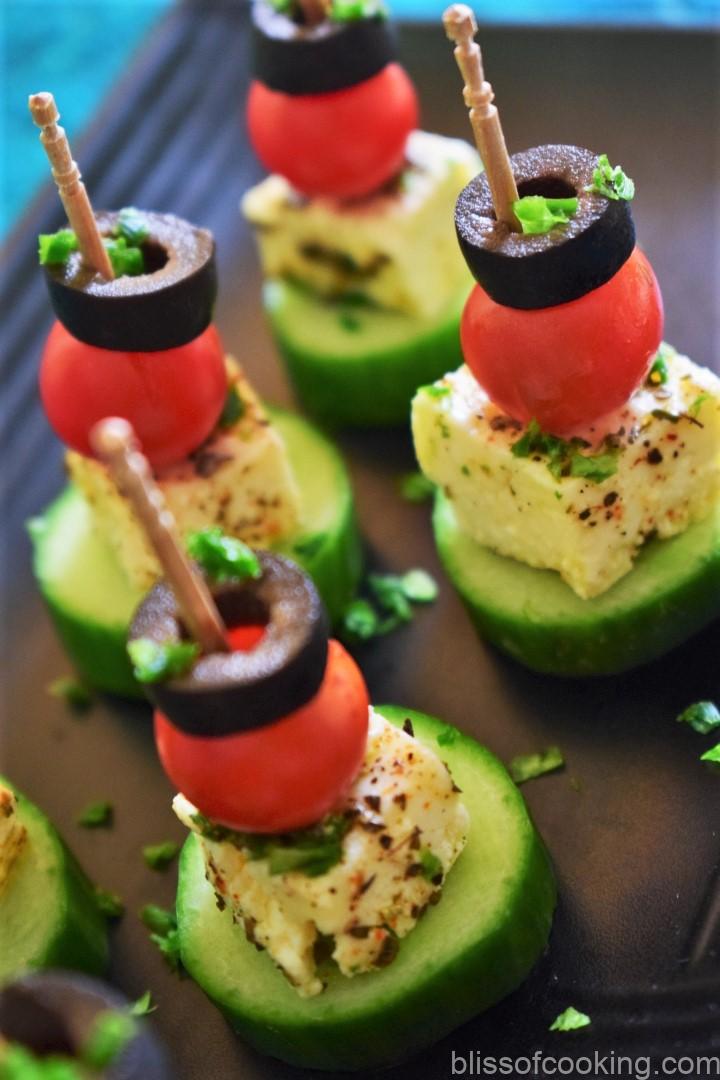 Cherry Tomato and Feta Cheese Bites