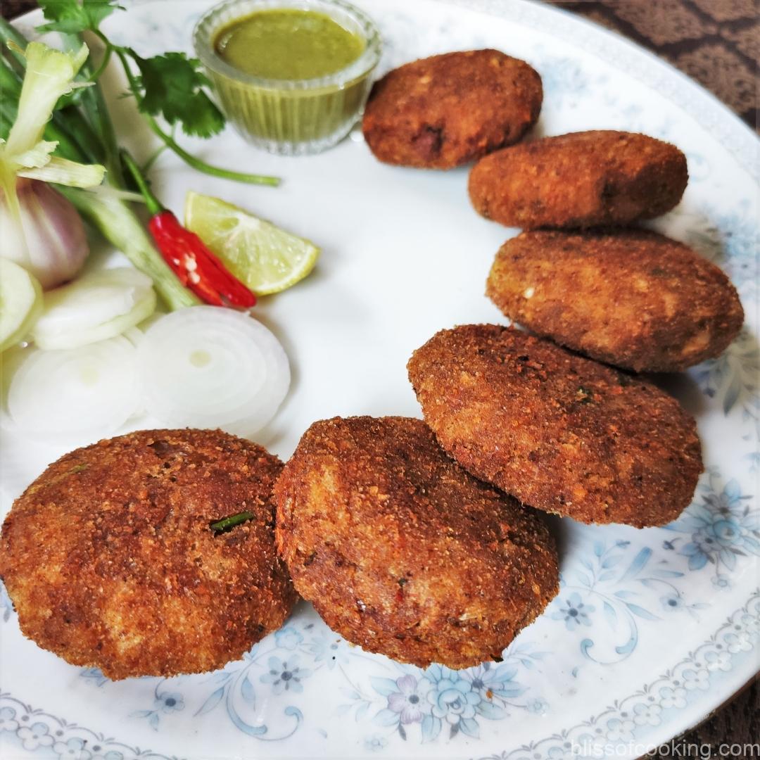 Kathal Cutlet, Jackfruit croquette, Kathaler chop