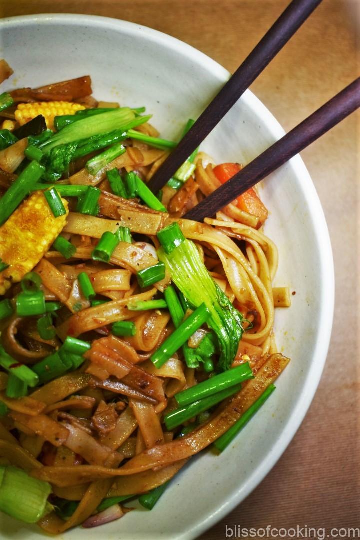 Kway Teow, Malaysian Flat Noodles, Char kuey teow
