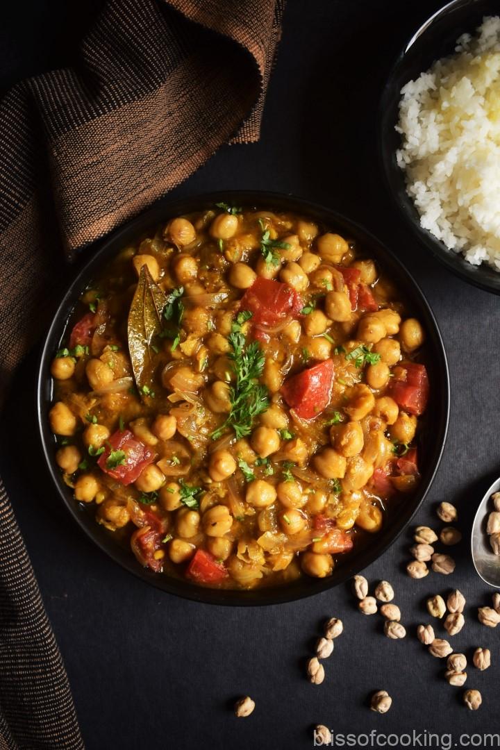 Chickpea Curry, Tari Wale Chole, Chana