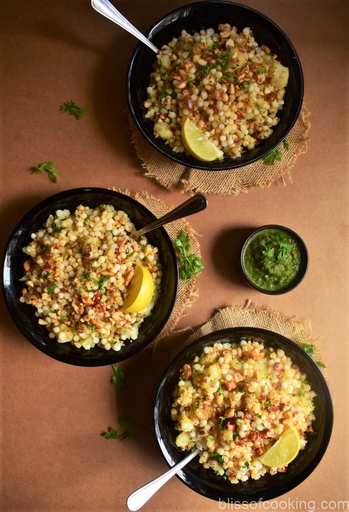Falahari Sabudana Khichdi, Sago, tapioca pearls