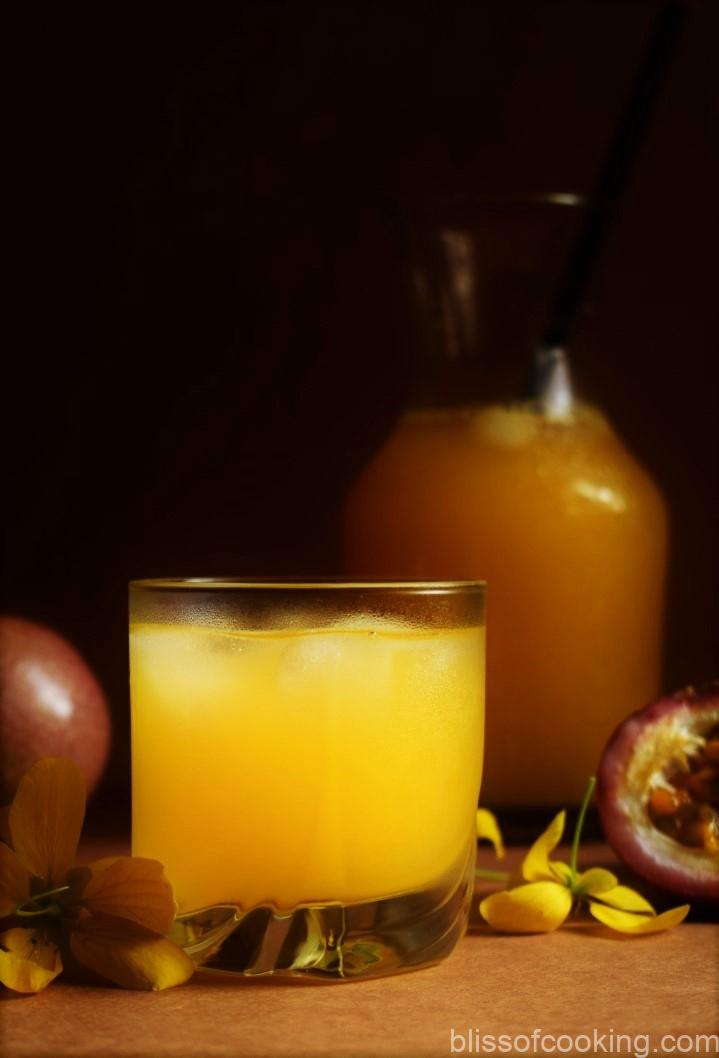 Fresh Passion fruit juice