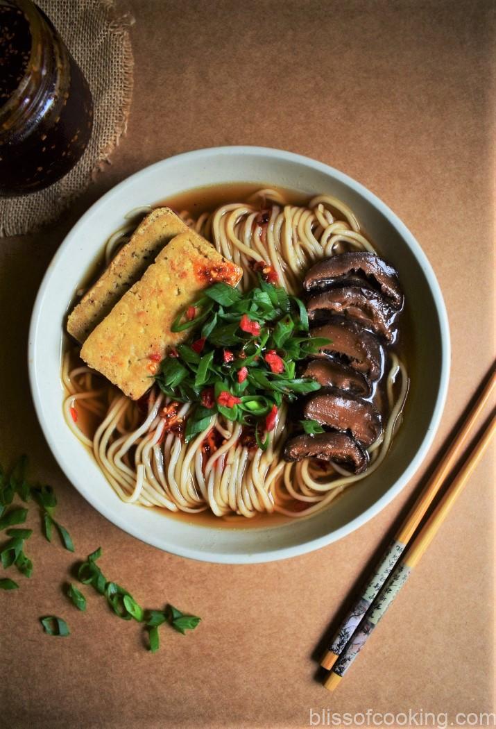 Vegan Shoyu Ramen, Ramen, Ramen Noodles
