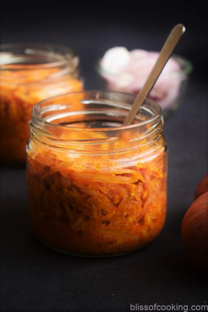 Pyaaz Ka Achar, Onion Pickle, Achaar