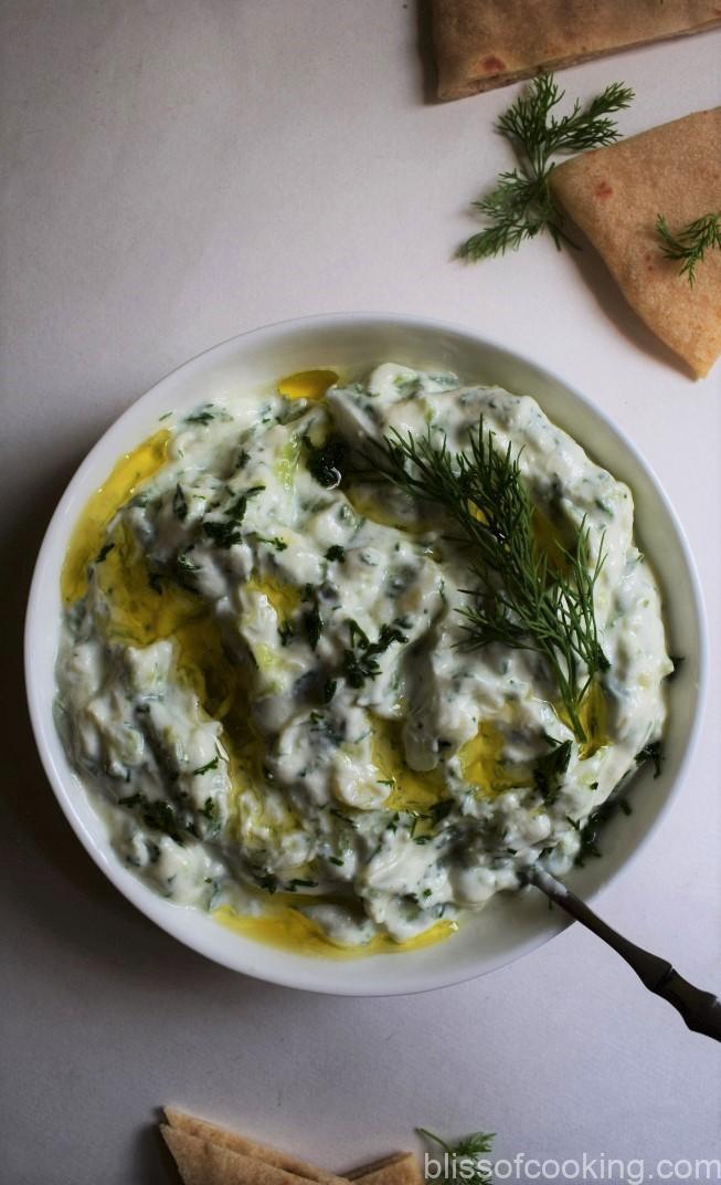 Tzatziki Sauce, Greek Yogurt and Cucumber Dip