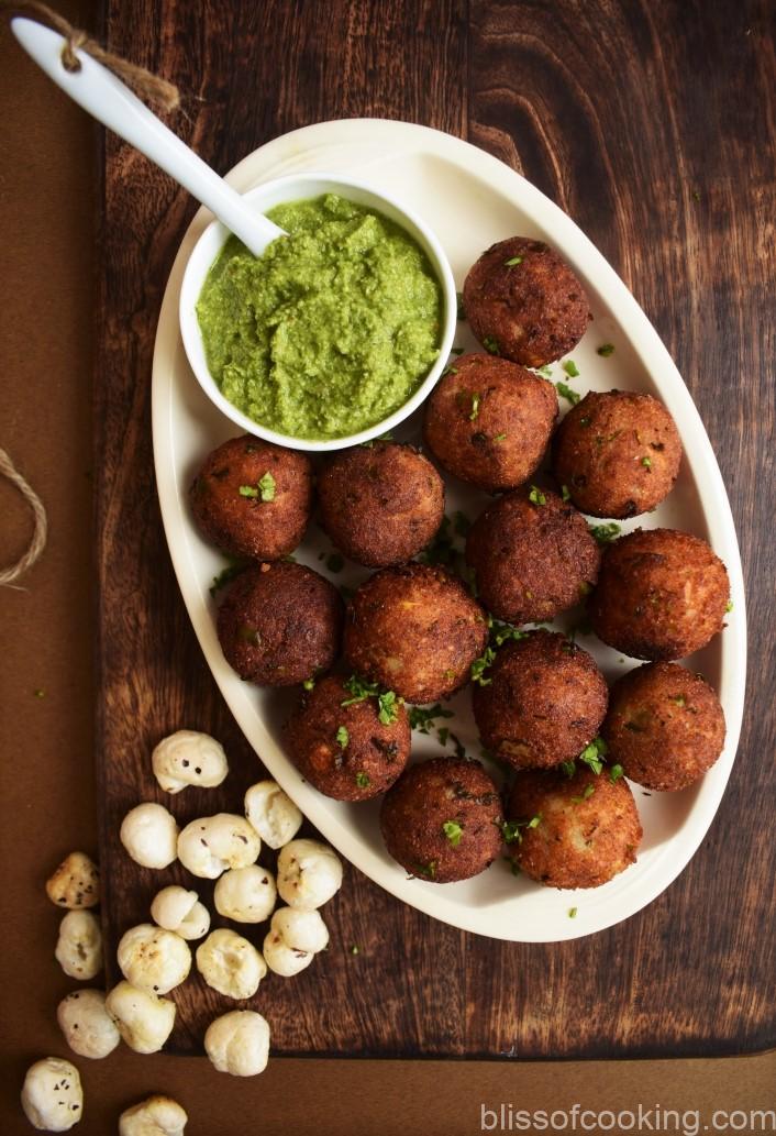 Makhana Paneer Ball, Foxnut and Cottage Cheese ball