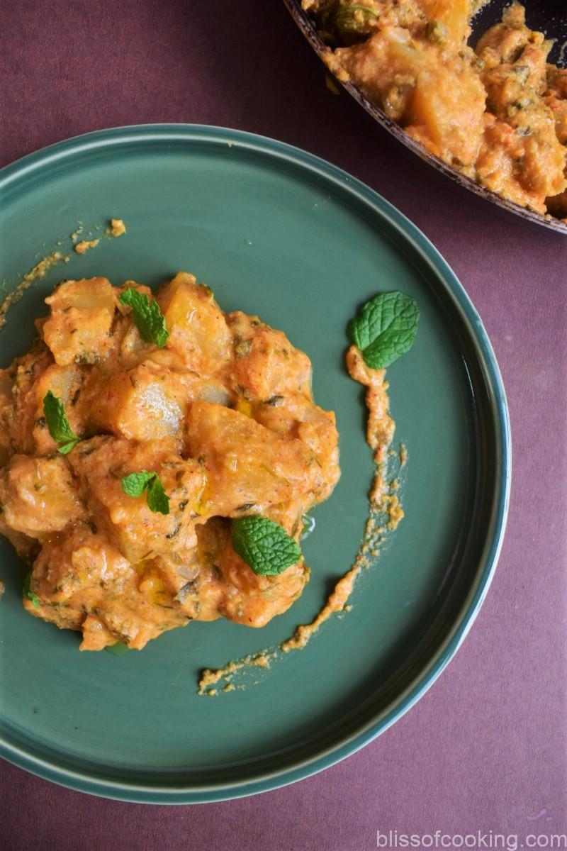 Falahari dum aloo, aloo dum, potato curry