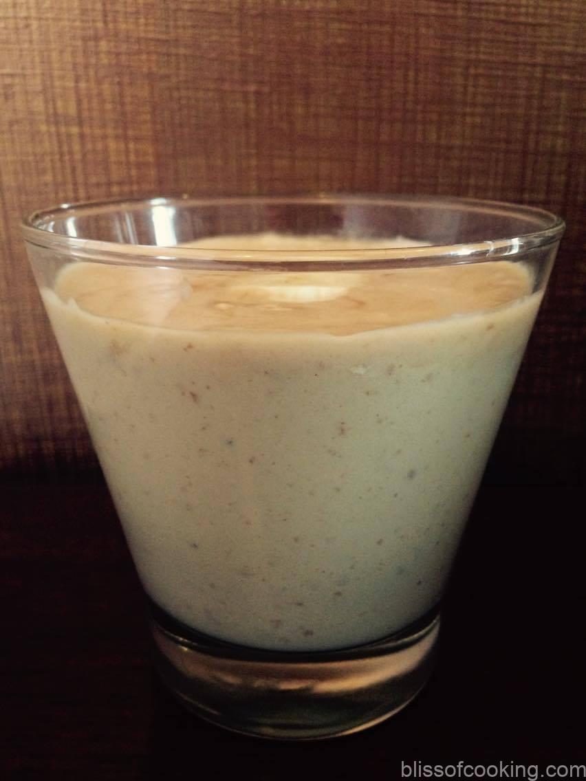 Banana & Peanut Butter Smoothie, Smoothie