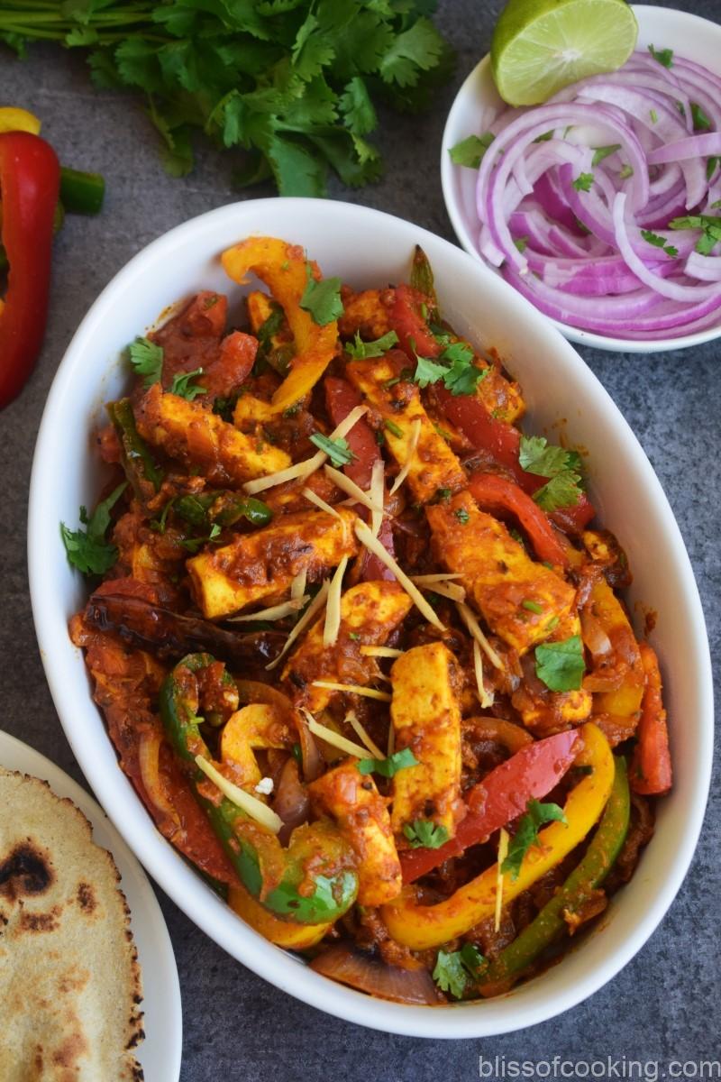 Paneer Jhalfrezi, jalfrezi, paneertikka, curry, cottagecheese