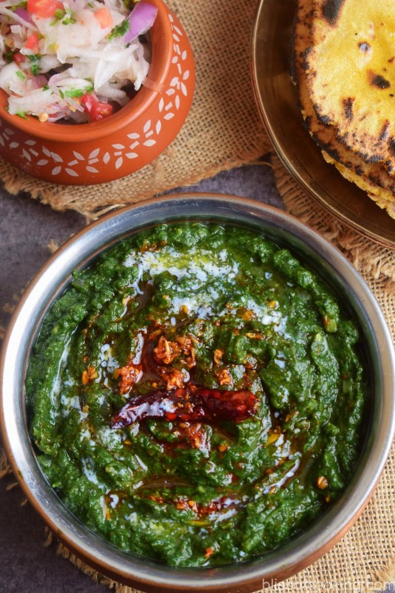 Sarson Ka Saag, sarsonkasaag, makkikiroti